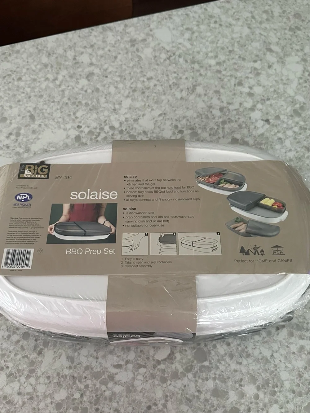 Solaise BBQ Prep Set - Black